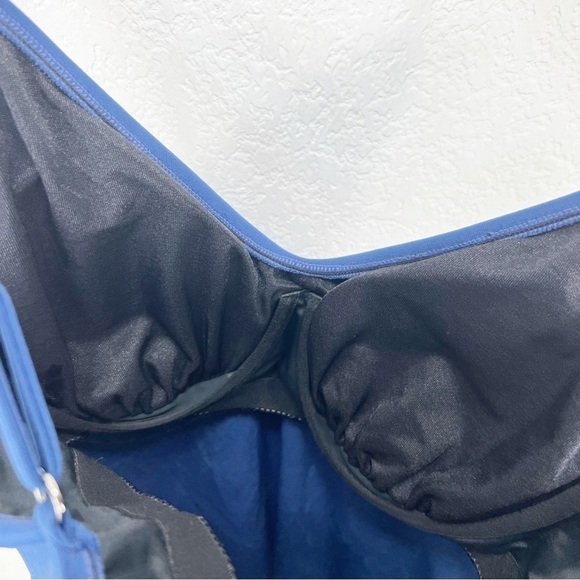 Magicsuit Blue Layered Tankini Swim Top Size 10 NWT - Picture 6 of 8